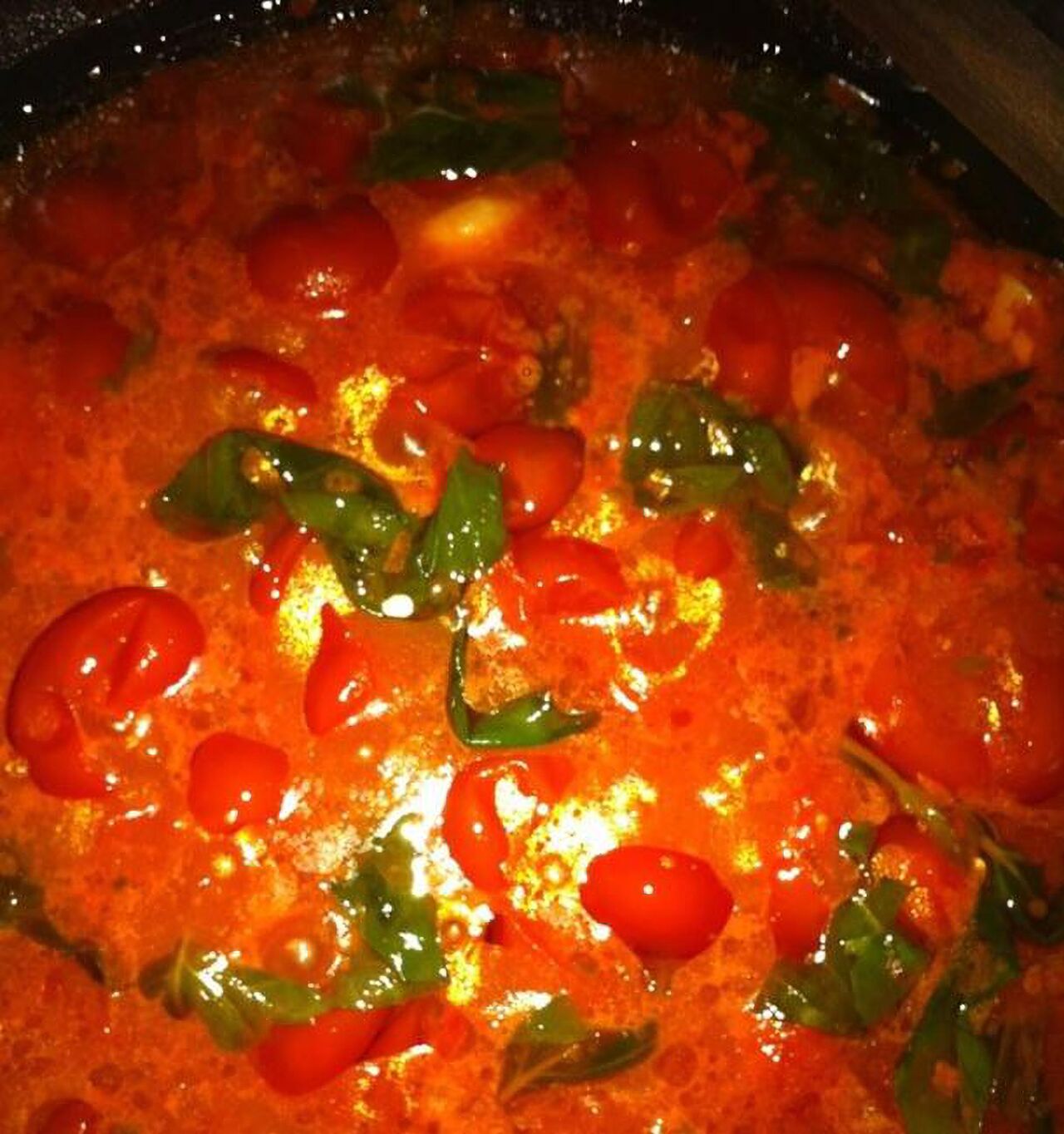 Sauce tomate fraiche basilic