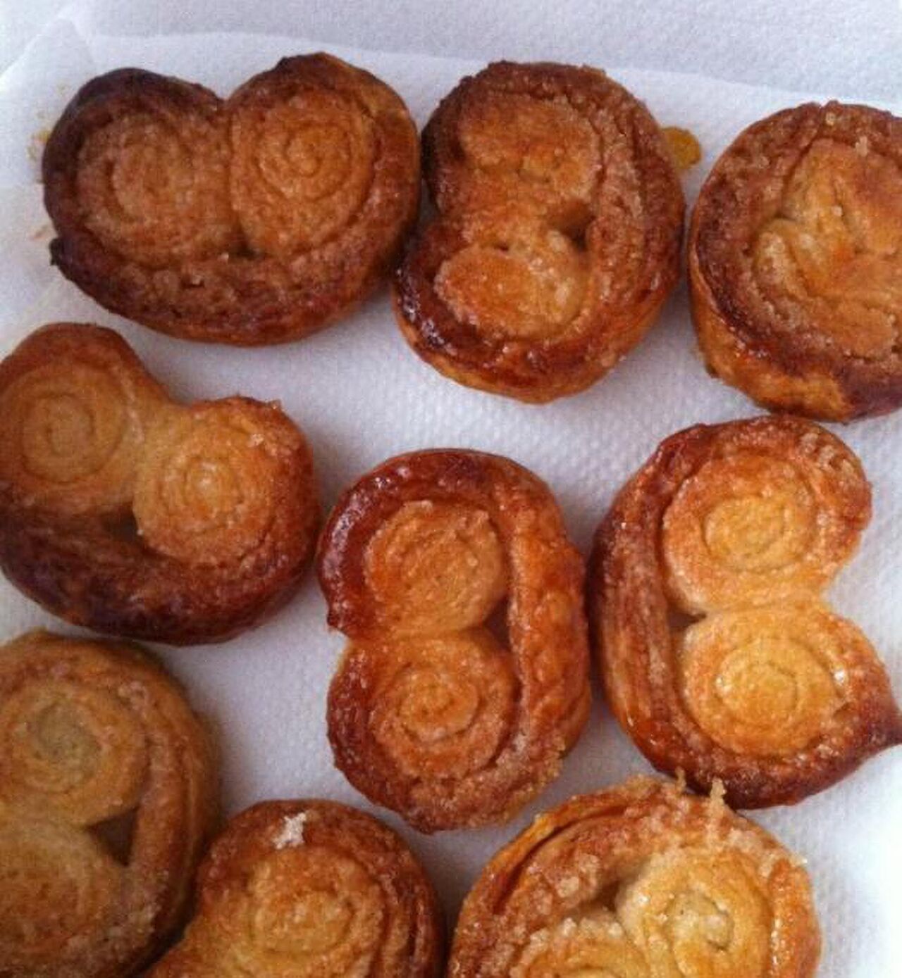 Palmiers caramélisés