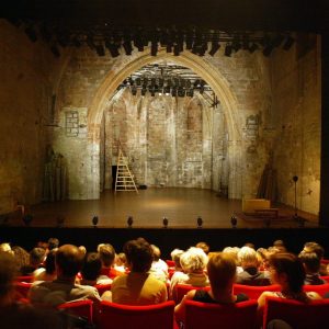 salle-leo-ferre-avec public théâtre du chêne noir