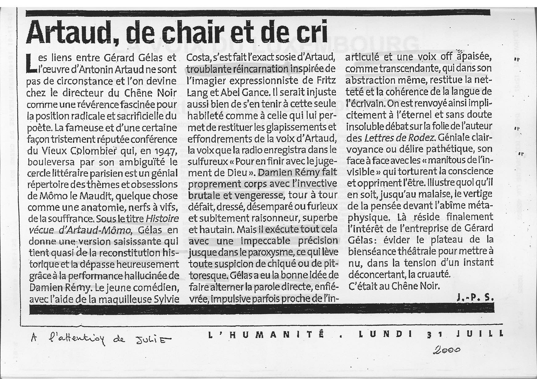 critique_l\'humanite