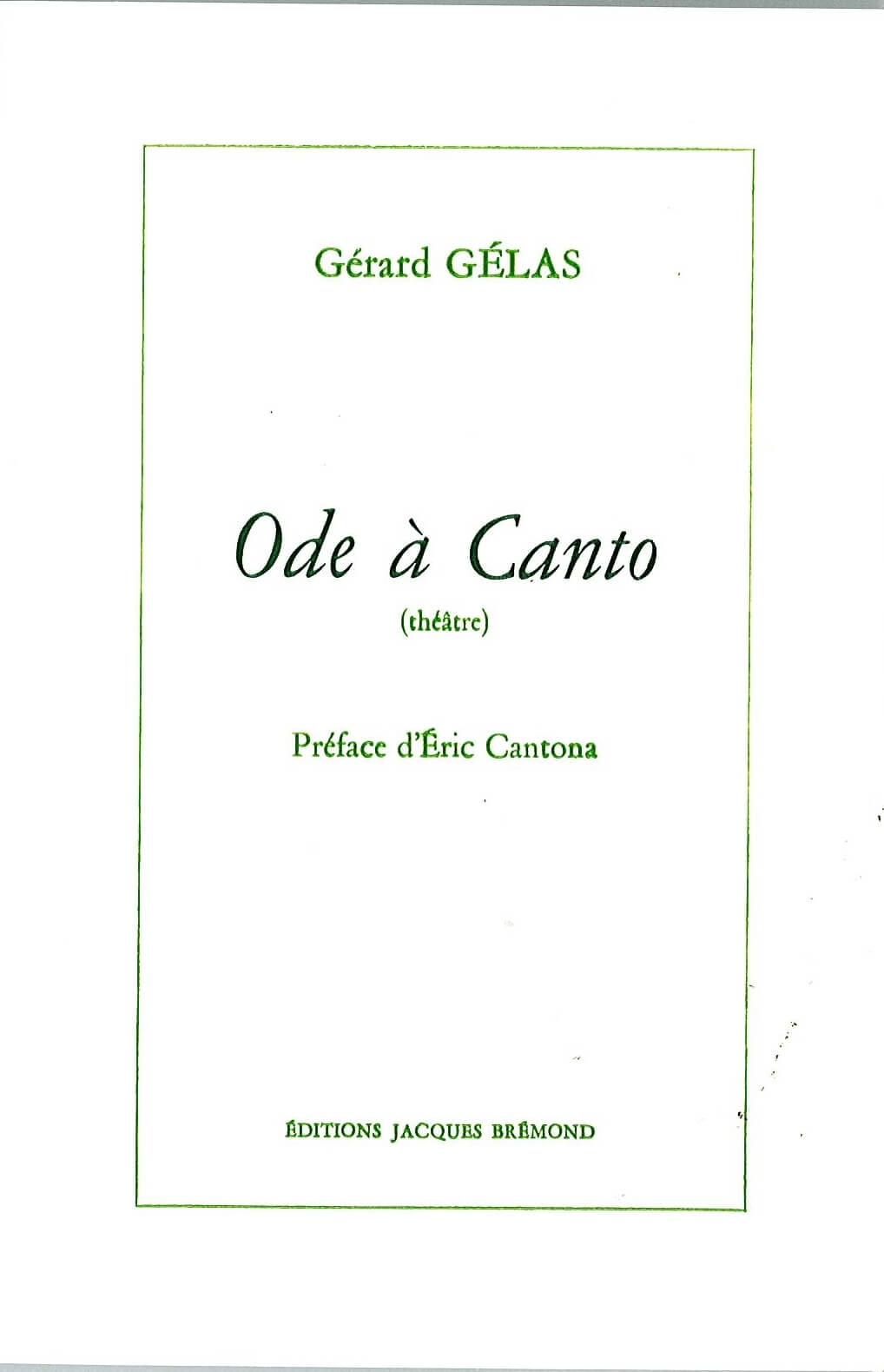 L\'Ombre des Anges de Gérard Gelas