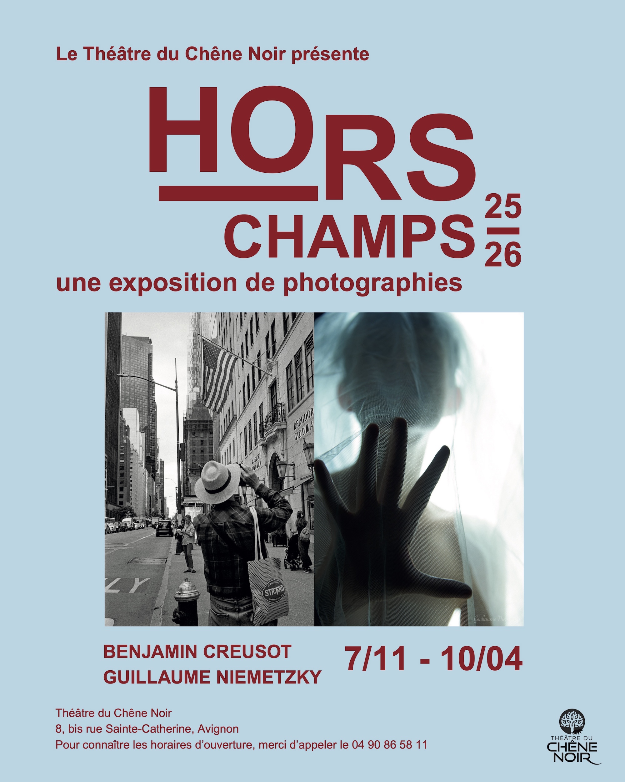 “HORS CHAMPS”, une exposition de photographies Avec les artistes : Benjamin Creusot & Guillaume Niemetzky 