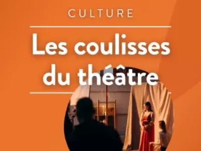 Gérard Gelas au micro d’Alain Gras “Dans Les coulisses du Théâtre” de RCF