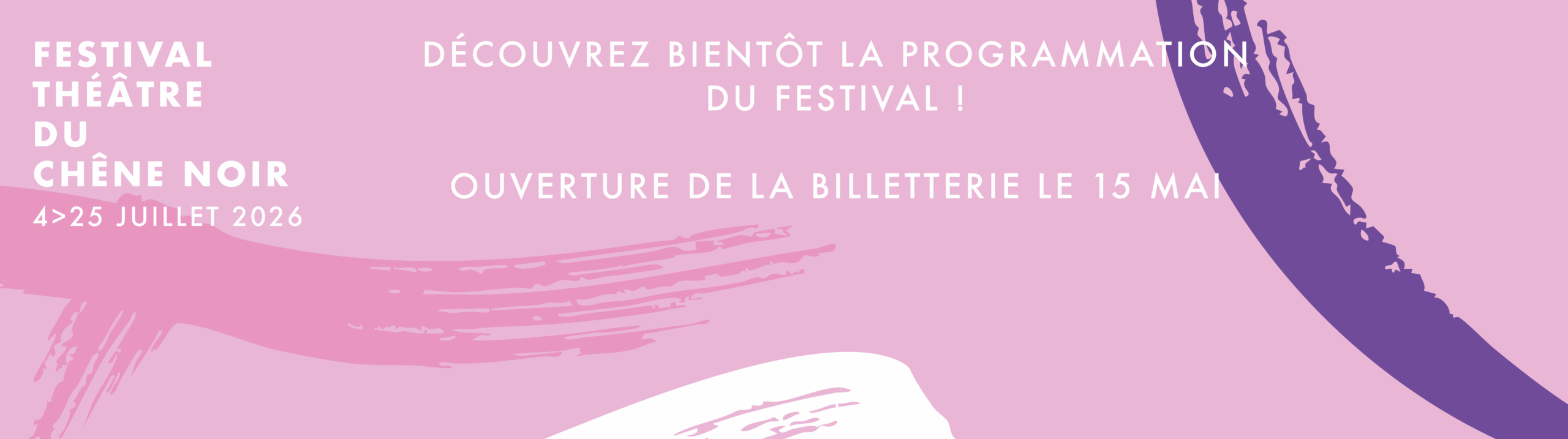 festival 2026 Chêne Noir